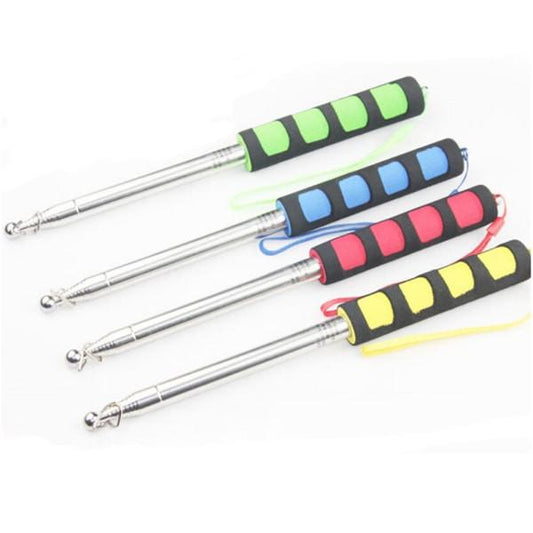 Portable Telescopic Flagpole 2m Extendable Handheld Windsock Random Color.