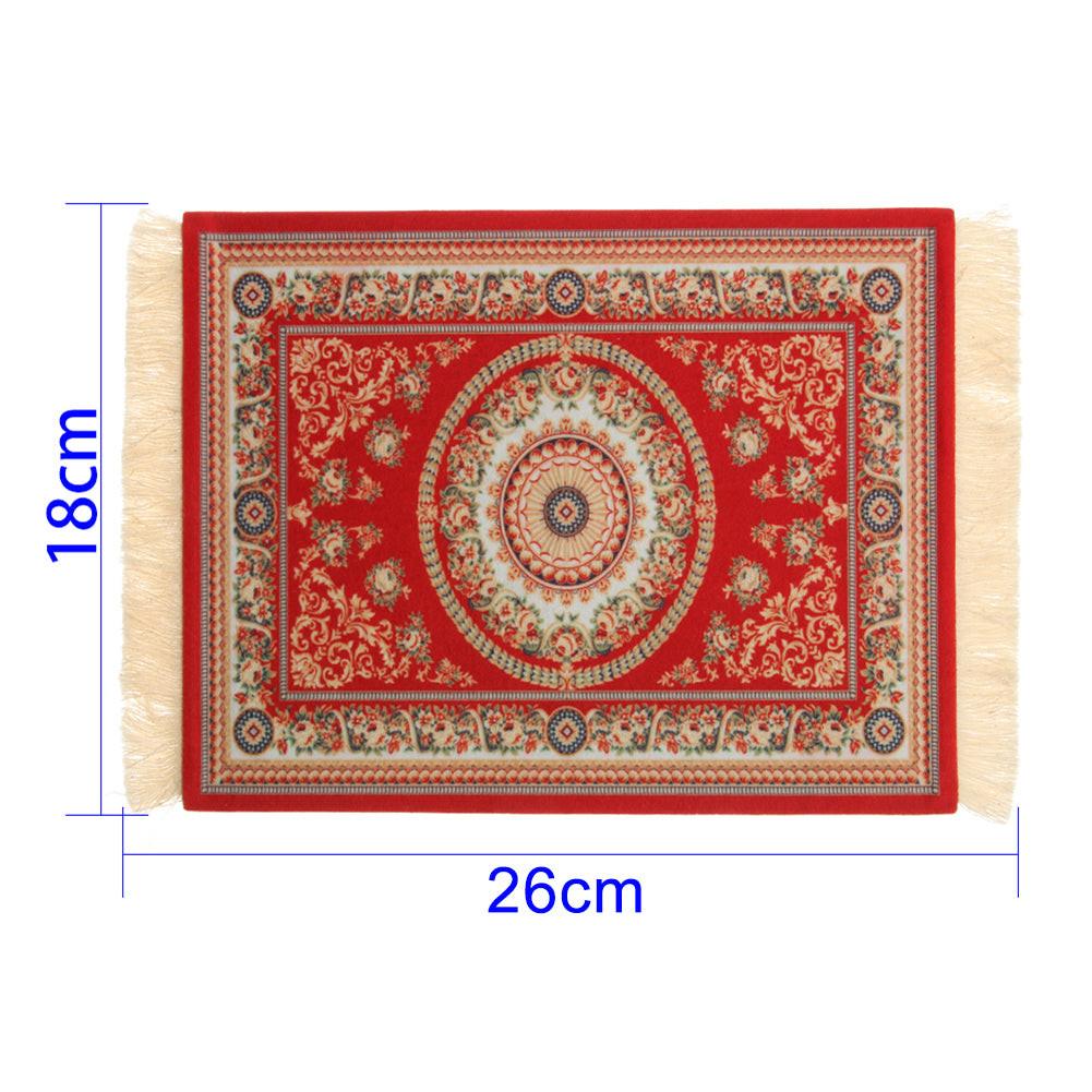 Carpet Mouse Pad Oriental Persian Carpet Computer Mouse Pad for Table Decoration.