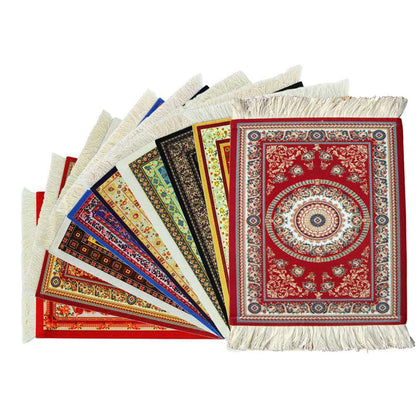 Carpet Mouse Pad Oriental Persian Carpet Computer Mouse Pad for Table Decoration.
