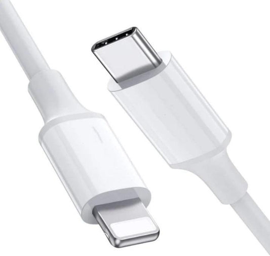 Compatible with Apple Lightning Cable 3-Pack 2m USB-C Charging and Data Transfer White.