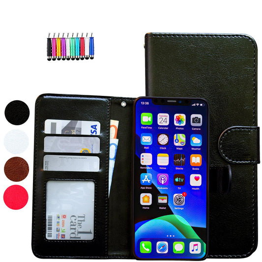 Leather Case for iPhone 12 Protection Brown.