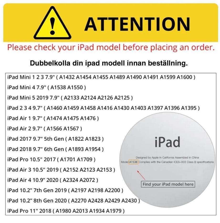 iPad Air 2 Case - Black, Compatible with iPad Air 1/2 and iPad 9.7 Gen5/Gen6 Black Black.
