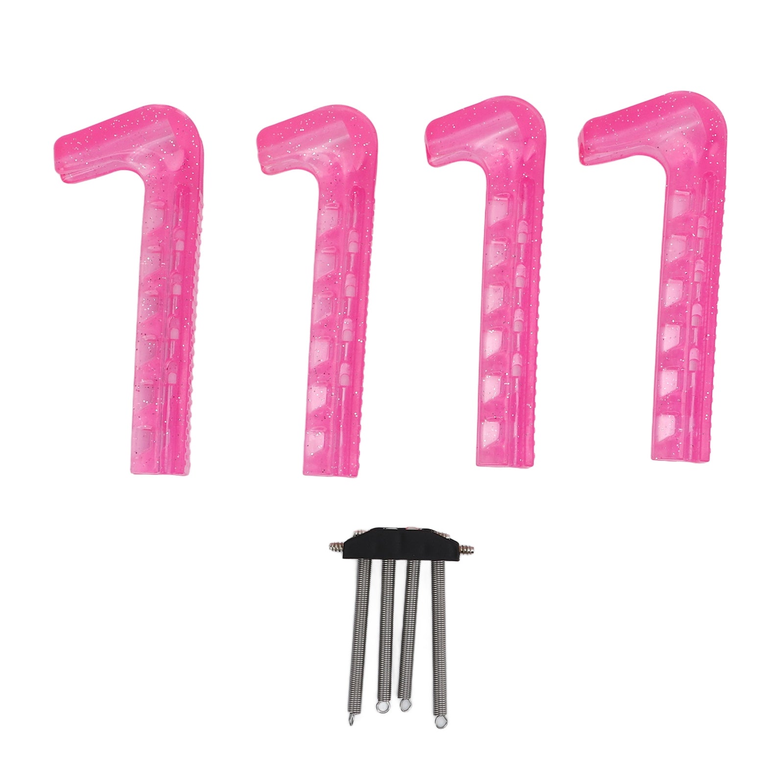 Skate Guards for Hockey Skate Blade Protectors Non-Slip Adjustable Soft Plastic 4 pcs for Home.