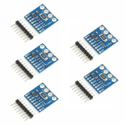INA226 CJMCU-226 Bidirectional Current Power Monitoring Sensor Module 5pcs I2C Interface Compatible with Arduino Raspberry Pi.