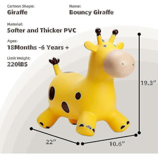 Babe Fairy Giraffe Jumping Horse for Toddlers.