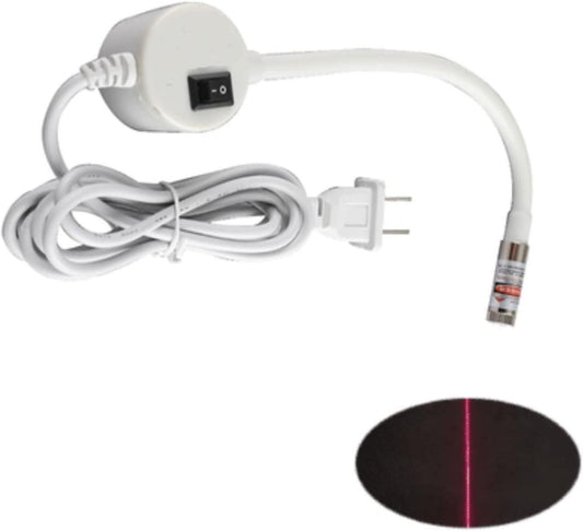 SewPro Laser Vision Guideï¼Sewing Machine Quilting Light , Dot , Straight Line , Crosshair , Innovative Sewing and Quilting Notion for Precise Stitching (Straight Line Sewing Laser), White.