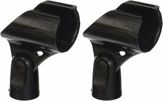 2 Pack Mic Holder for Shure WA371 Wireless Microphone Clip Replacement Handheld.