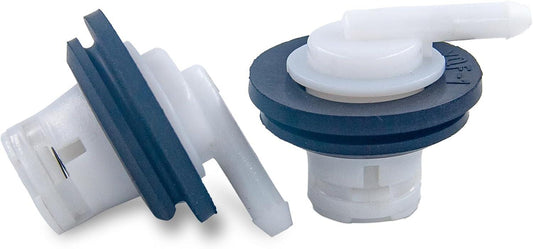 2pcs Fuel Tank Vent Valve, Gas Tank Vent Rollover Valve with Grommet Seal Kit Compatible with Jeep 84-96 Cherokee XJ Wagoneer, 86-92 Comanche MJ, 93-96 Grand Cherokee ZJ, 87-95 Wrangler YJ.