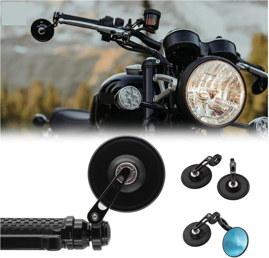 Motorcycle Rear View Mirror Motorcycle Bar End Mirror For Triumph Scrambler Bobber For Bonneville Street Twin Speed Twin Speedmaster 1200 XC XE 900 T120 T100.