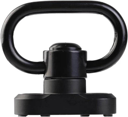 QD Sling Mount kit Rail Adapter Adaptor Push Button Quick Release Strap Buckle, Black.