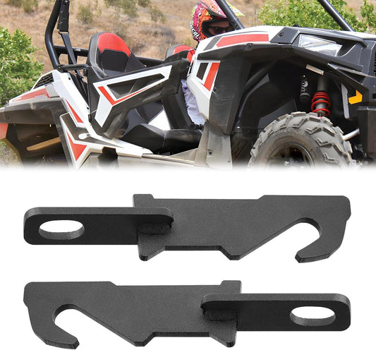 RZR Door Latch Black 3.5" Door Vent Extender Anti-Rust Easy Latches Lock Compatible with RZR XP 1000/ XP 4 1000/ Turbo/Turbo S/ 900/ S 1000/ S.
