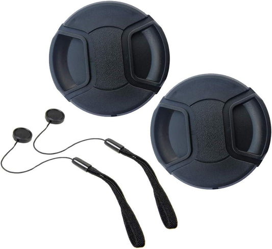 58mm Lens Cap Cover for Canon EF-S 18-55mm f/3.5-5.6 IS II/STM/f/4-5.6 IS STM Lens,Compatible for EOS Rebel T7 T6 T5 T8i T7i T6s T6i T5i T4i T3i T2i T1i SL3 SL2 SL1 4000D &More 58mm Filter Thread.