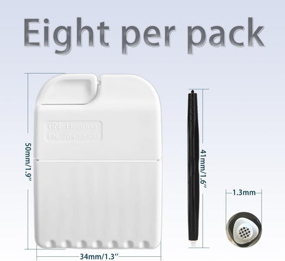 GN Cerustop Wax Guards PN 20439700 Filters for Resound/phonak/Unitron/Resound/Beltone/Widex Heaing Aids with Cleaning Brush Tools Kit and Carry Case-3packs