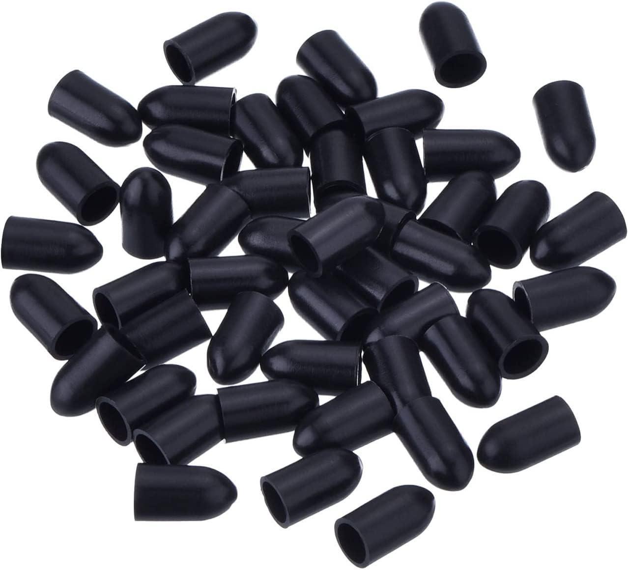 50 Pcs Pourers Dust Covers Olive Oil Liquor Bottle Pour Spout Cover Rubber Caps (Not Include the Spout).