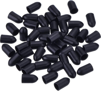 50 Pcs Pourers Dust Covers Olive Oil Liquor Bottle Pour Spout Cover Rubber Caps (Not Include the Spout).