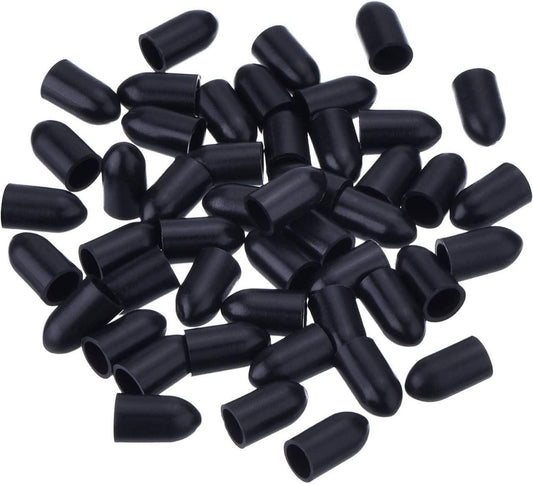 50 Pcs Pourers Dust Covers Olive Oil Liquor Bottle Pour Spout Cover Rubber Caps (Not Include the Spout).