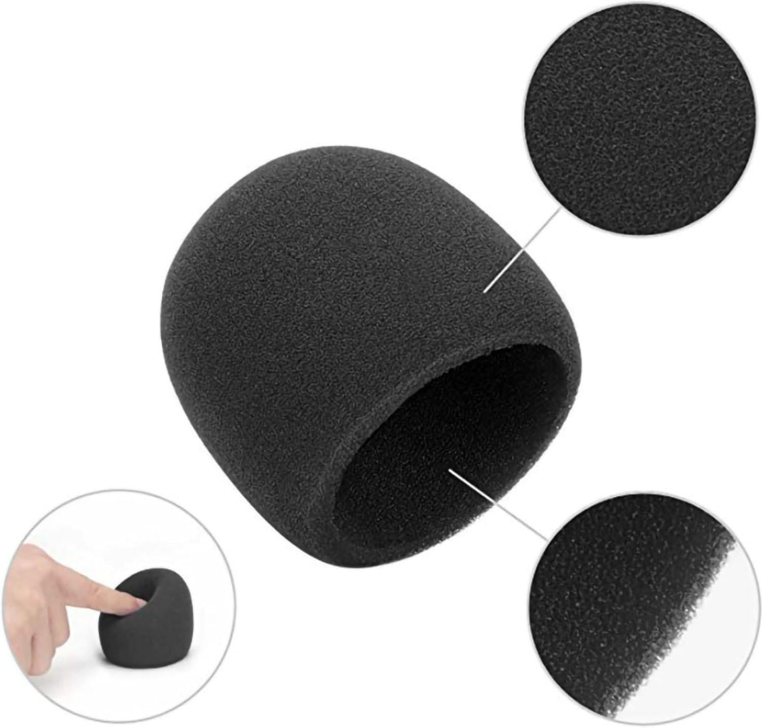 2 PCS Pop Filter Compatible with Blue Yeti Microphone,For Yeti Mic,For Blue Yeti Pro USB Microphone.