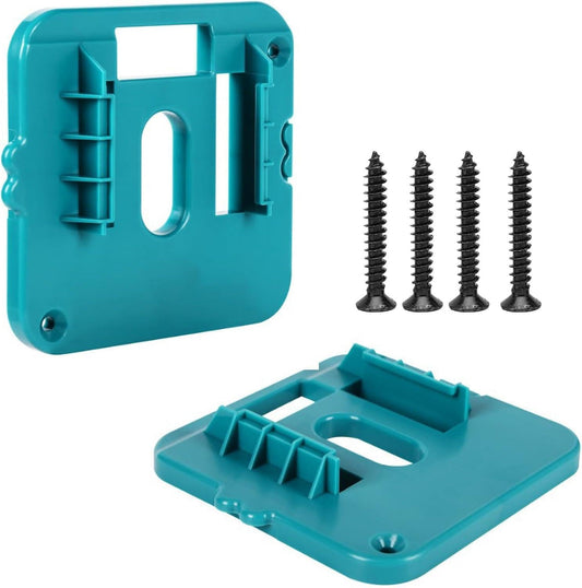 2 Pack m18 Battery Holder compatible with makita 18V Battery Mounts, compatible with makita tools, compatible with makita battery adapter, compatible with makita 18v tools.