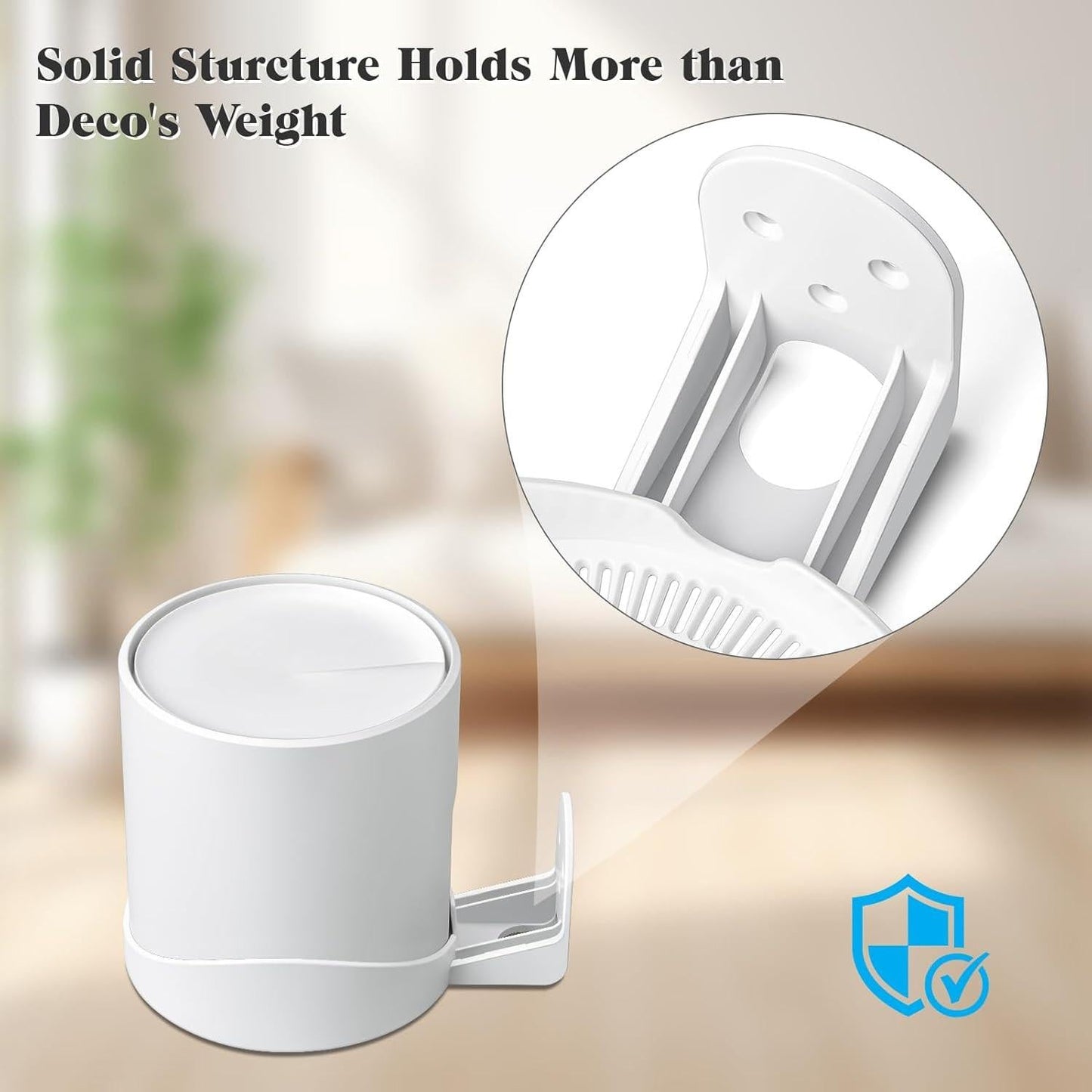 Wall Mount Bracket for TP-Link Deco X55/AX3000/X20/X50/X60/X4300 Pro/X5000/X5400 Pro/W3600/W4500/W6000 (3-Pack).