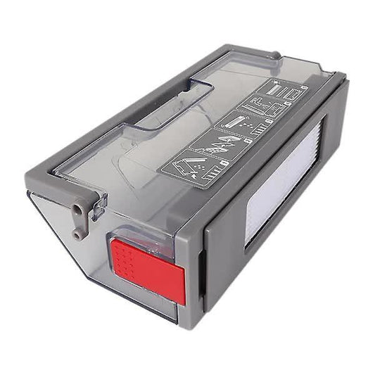 Dust Box for Deebot Ozmo T9 T8 T5 N5 N8 DJ65 DX55 Robot Vacuum Cleaner Spare Parts - Gray.