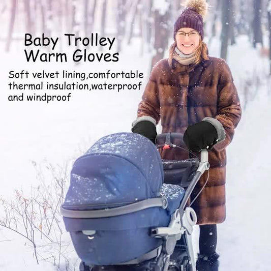 Stroller Gloves Mittens Warm Fleece Cotton DXGHC.