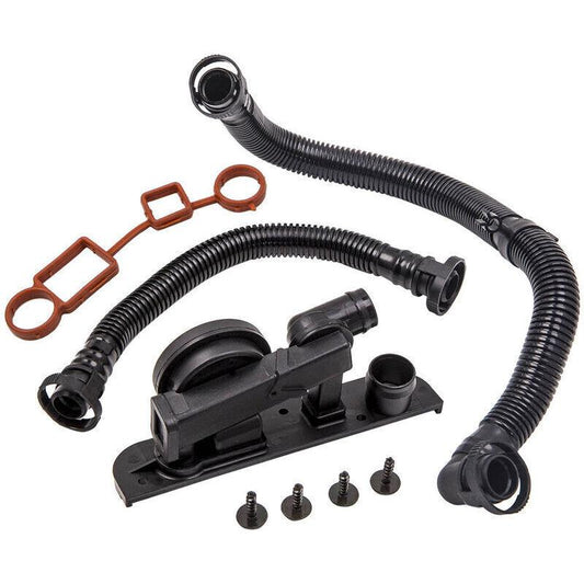 PCV Valve \u0026 Gasket for Audi VW Seat 2.0 TFSI Engine Compatible with OEM 06F129101.