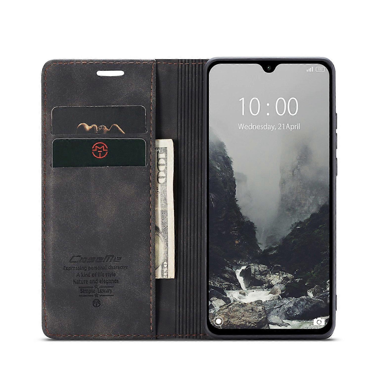 Xiaomi Redmi 14C Phone Case Leather Compatible with Xiaomi Card Holder Stand Multicolor Style CASEME 013 Series.