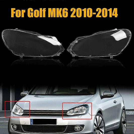 for Golf 6 -MK6 2010-2014 Car Headlight Clear Lens (Right Side).