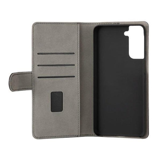 Compatible with Samsung S21+ Mobile Case with 3 Card Slots in Black.