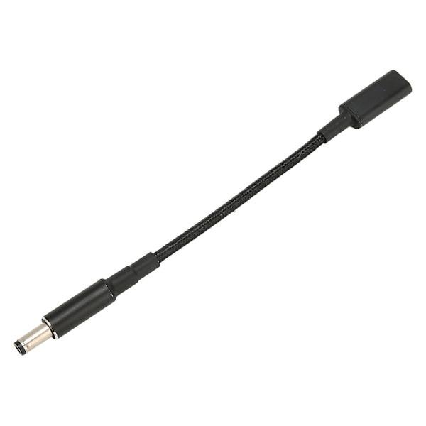 USB Type C Female to 5.5x2.1mm Male Adapter Cable Double PD E Mark Chip Portable 100W USB Type C Adapter Cable.