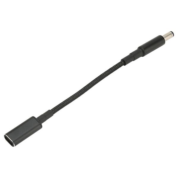 USB Type C Female to 5.5x2.1mm Male Adapter Cable Double PD E Mark Chip Portable 100W USB Type C Adapter Cable.
