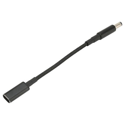 USB Type C Female to 5.5x2.1mm Male Adapter Cable Double PD E Mark Chip Portable 100W USB Type C Adapter Cable.