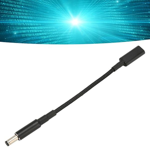 USB Type C Female to 5.5x2.1mm Male Adapter Cable Double PD E Mark Chip Portable 100W USB Type C Adapter Cable.