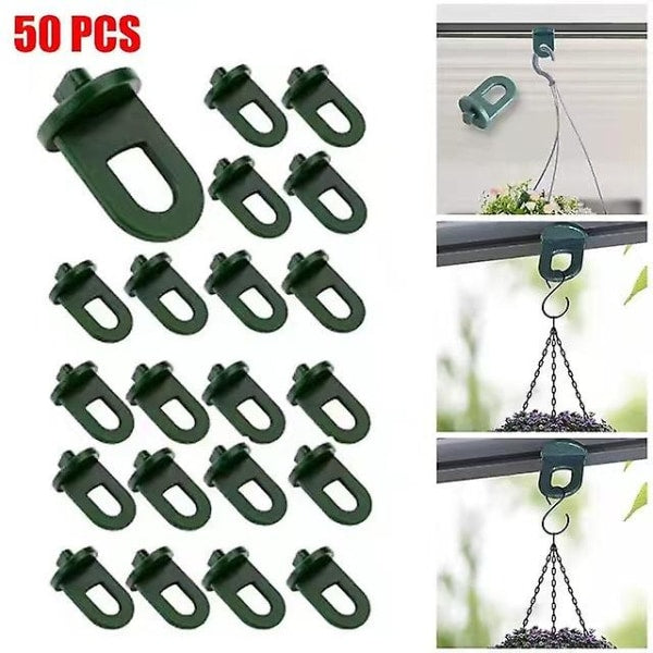 Greenhouse Clamps Set of 50 Strong Grip Eyelets Compatible with Trellis Plant Holder