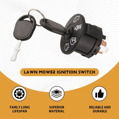 4-position ignition lock with key for riding lawn mower tractor 193350 532193350.