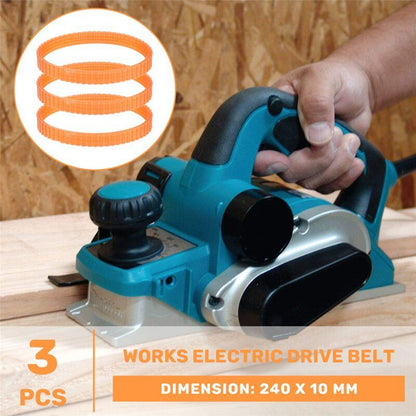 3 PU 240 mm belt Electric planer drive belt for 1900B.