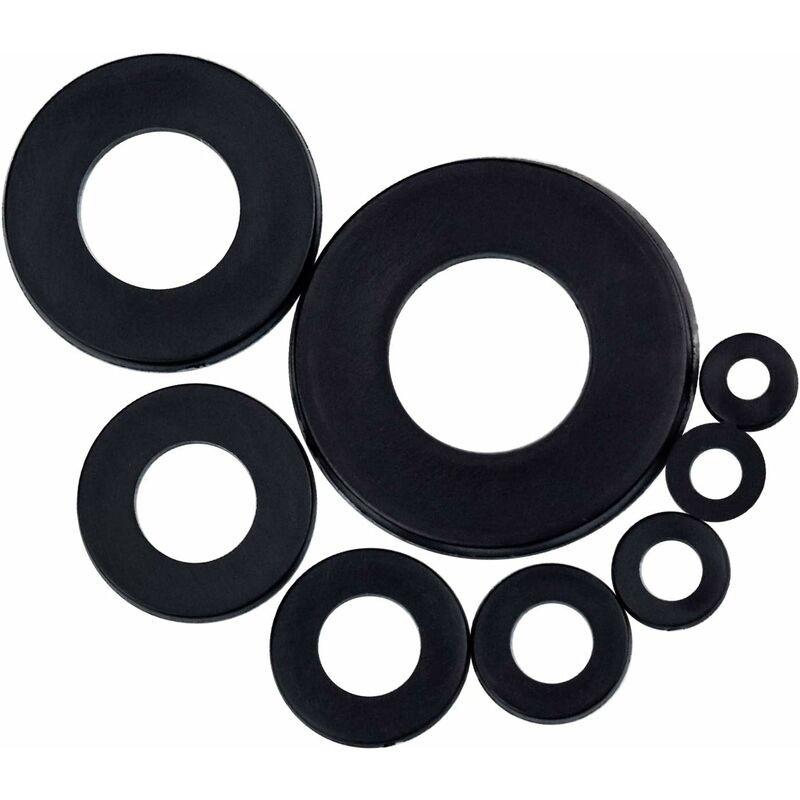 Black Plastic Lock Washers Fasteners Self-Locking Washer Assortment 500pcs M2.5 M3 M4 M5 M6 M8 M10.