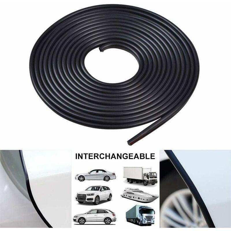 Car Door Edge Protector Rubber Strip Anti-Scratch, 5M Car Door Protector Compatible with Most Vehicles.