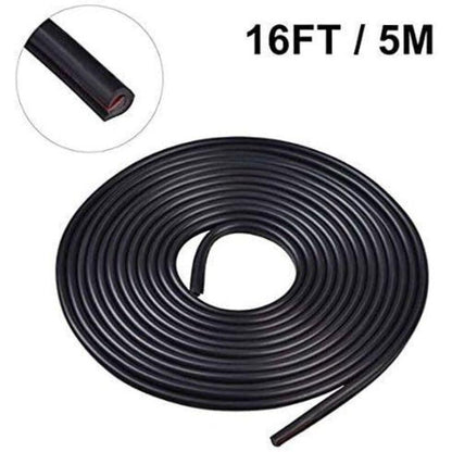 Car Door Edge Protector Rubber Strip Anti-Scratch, 5M Car Door Protector Compatible with Most Vehicles.