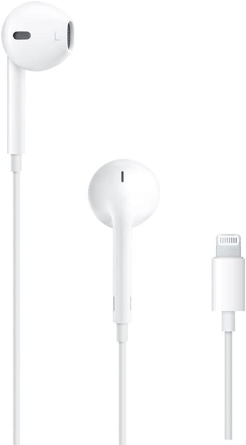Compatible with Apple iOS EarPods with Lightning Connector for Wired Control Calls Karaoke and Noise Cancellation.