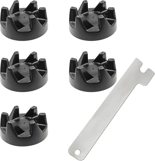 5pcs Mixer Rubber Coupling Gear Coupling With Removal Tool For Kitchenaid 9704230.