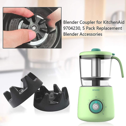 5pcs Mixer Rubber Coupling Gear Coupling With Removal Tool For Kitchenaid 9704230.