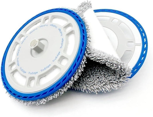 Mop Mount ï¼Compatible for ECOVACS T30S Combo/Pro ï¼Mop Kit Mopping Plate Robot Vacuum Cleaner Accessory Spare Parts(2 PCS Mop Mount 2 pcs Mop).