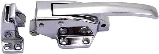 Freezer Handle,Walk-in Cooler Door Handle, Adjustable Latch Spring Loaded Walk in Freezer Cooler Grip Industrial Machinery and Equipment Refrigerator Oven Refrigerator Door Handle.