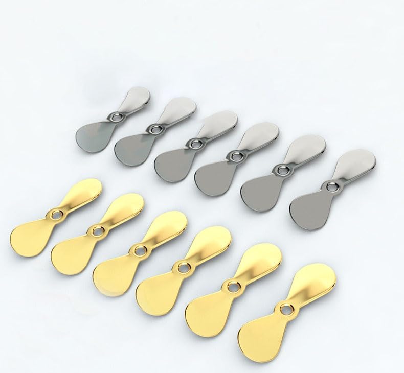 Pack of 100 Large Topwater Propeller Blades Prop Spin Custom Surface Wooden Lure Parts.