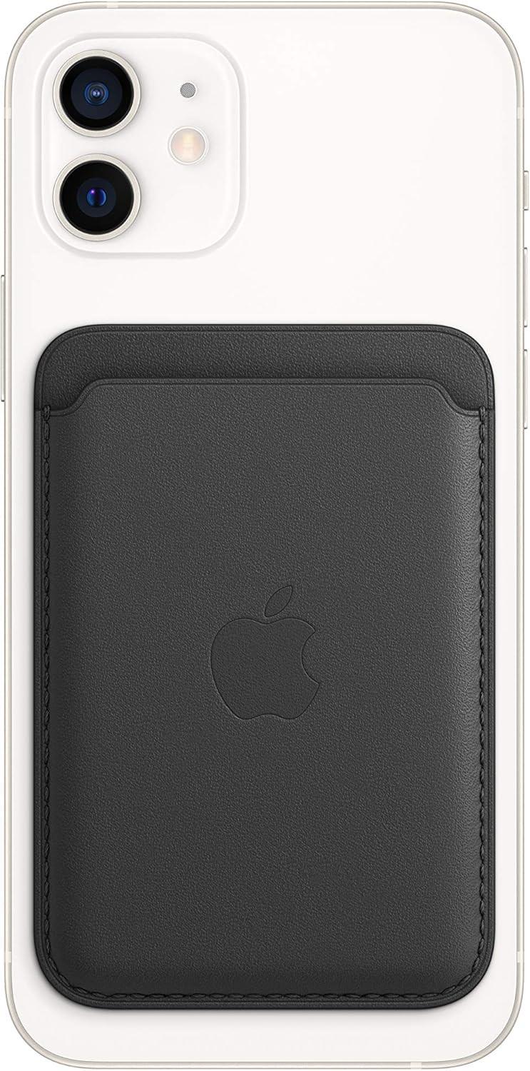 Compatible with Apple iPhone FineWoven MagSafe Leather Wallet Black iPhone.