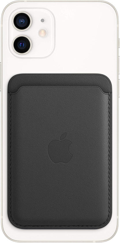 Compatible with Apple iPhone FineWoven MagSafe Leather Wallet Black iPhone.