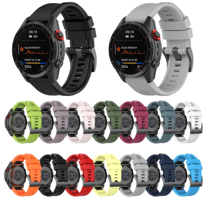 Silicone Strap for Garmin Fenix 7X 7 7S 6X 6 Pro 6S 5 5X Plus Compatible with Descent mk2i mk3 Fenix 13 13 26mm 51mm.