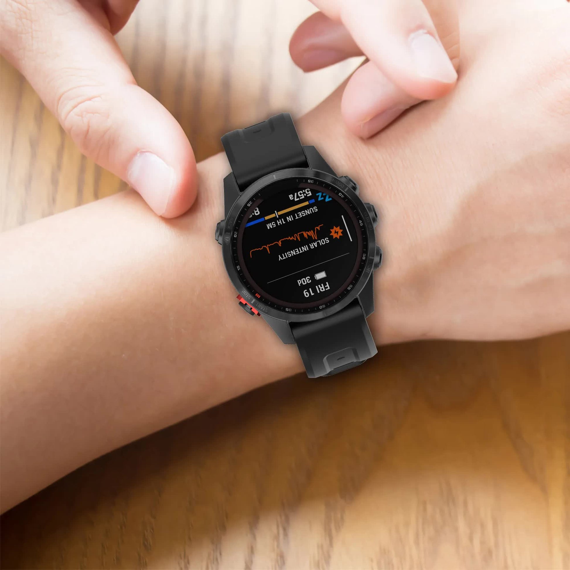 Silicone Strap for Garmin Fenix 7X 7 7S 6X 6 Pro 6S 5 5X Plus Compatible with Descent mk2i mk3 Fenix 13 13 26mm 51mm.