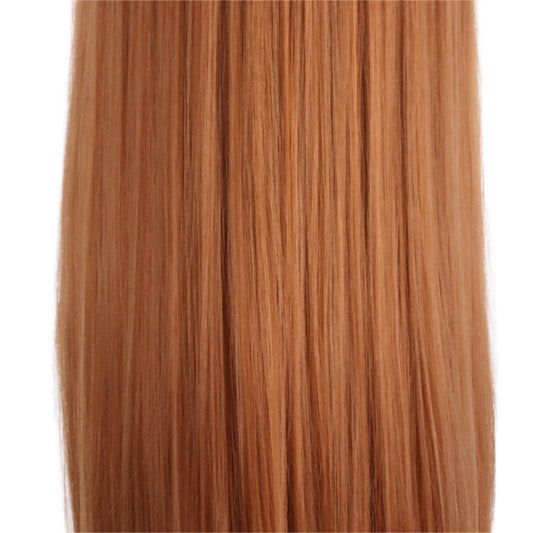 Hairdressing Mannequin Head Light Brown Hair Braid Styling Training Doll Head (with Makeup).